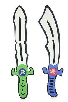 Épée de Pirate en Mousse (12 pcs)
