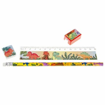 SET DE DESSIN DINOSAURE 4 PI&Egrave;CES (24 pcs)