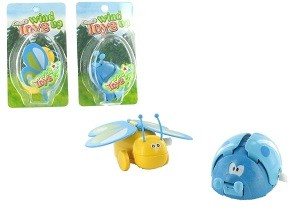 Insectes Mécaniques à Remonter sur Carte (Lot de 12)