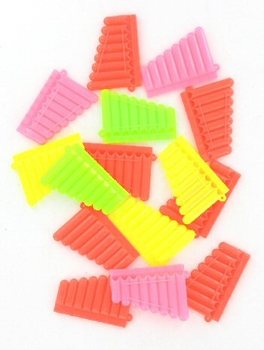 SIFFLETS EN PLASTIQUE POUR P&Ecirc;CHE &Agrave; LA LIGNE (98 pcs)
