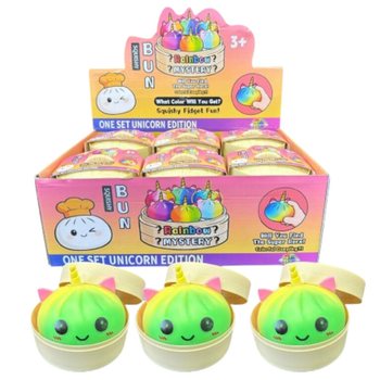 RAGE - Squishy Bun Dumplings GRANDS - ÉDITION LICORNE (8.5 x 8.5 x 7.5 cm) (12 pcs)