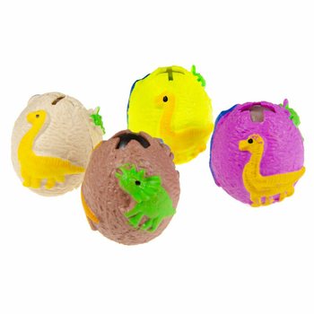 &OElig;ufs de Dinosaure Squeeze en Pr&eacute;sentoir (12 pi&egrave;ces)