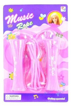 CORDE À SAUTER AVEC MUSIQUE (2 pièces)
