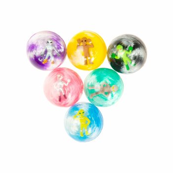 Balles Rebondissantes Espace / Univers &Oslash; 4,5 cm (12 pcs)