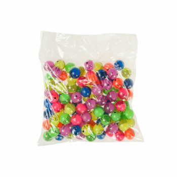MIX BALLES REBONDISSANTES COULEURS N&Eacute;ON &Oslash; 2,7 Cm. ( 100 pcs)