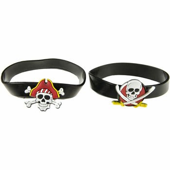 BRACELETS EN SILICONE PIRATE MIX (48 pcs)
