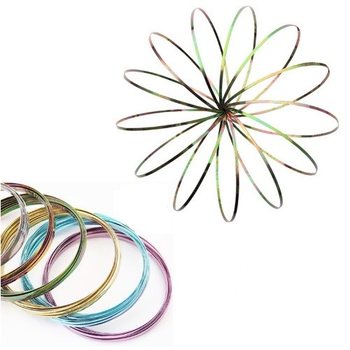 **RAGE 2018** Magic Rings / Flow Rings - Anneau Magique 3D Cin&eacute;tique - MULTICOLORE | SUR CARTE (10 pcs)