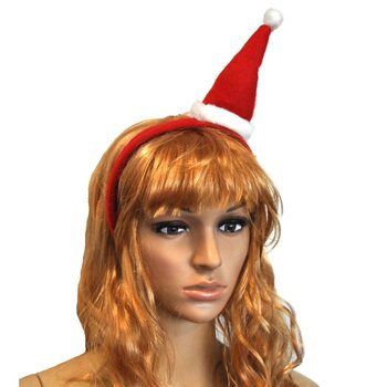 SERRE-T&Ecirc;TE BONNET DE NO&Euml;L POUR ENFANTS (12 pcs)