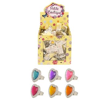 Bagues Coeur pour Enfants en Présentoir (240 pcs)