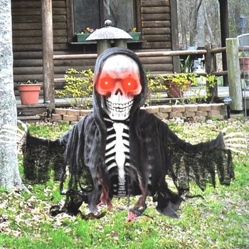 SQUELETTE REAPER GROUNDBREAKER AVEC ÉCLAIRAGE 50 CM