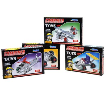 Véhicules en métal à construire soi-même (7 pcs)