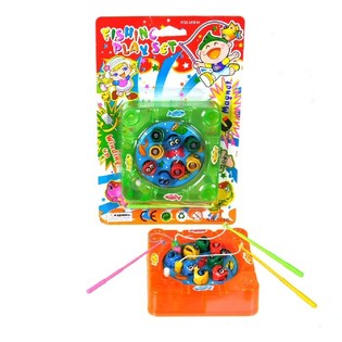 JEU DE P&Ecirc;CHE AUX POISSONS SUR CARTE (6 pcs.)