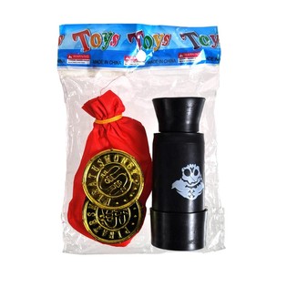 Set de jeu pirate 4 pi&egrave;ces (12 pcs)