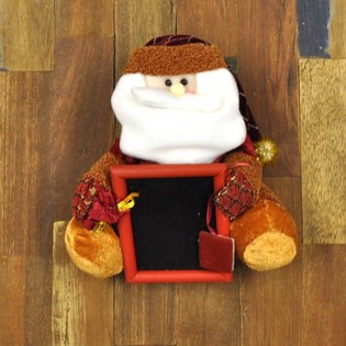 Bonhomme de Neige de No&euml;l de Luxe avec Ardoise (2 pcs)