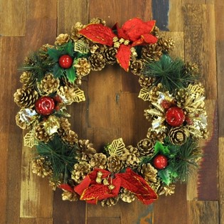 Couronne de No&euml;l de Luxe