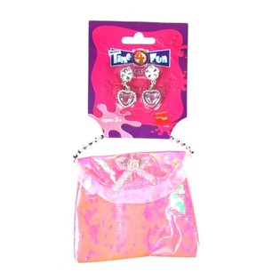 SMIFFY'S Petit Sac &agrave; Main de Jouet avec Boucles d'Oreilles (12 pcs)