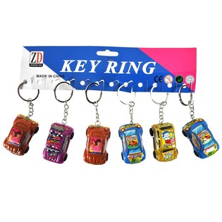 Porte-cl&eacute;s Voiture &agrave; Friction (12 pcs)