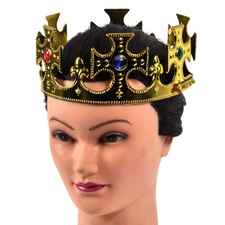 Couronne Royale Dor&eacute;e - Mod&egrave;le Croix (12 pcs)