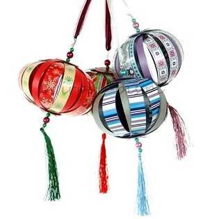 Kit de Bricolage Boules de No&euml;l G&eacute;antes &agrave; Suspendre (12 pcs)