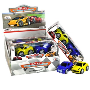 Set de 2 Voitures &agrave; Friction en Pr&eacute;sentoir (6 pcs)