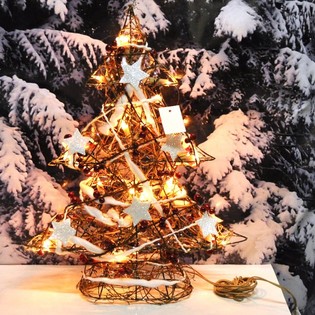 Grand Sapin de No&euml;l D&eacute;coratif Lumineux 50 cm (1 pce)