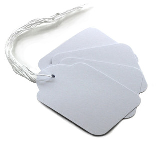 ÉTIQUETTES DE BIJOUX AVEC ÉLASTIQUE (100 pcs)