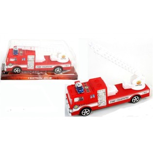 Camions de Pompier &agrave; Friction sur Blister (6 pcs)