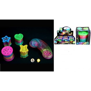 RESSORTS ONDULANTS LED LUMINEUX EN PR&Eacute;SENTOIR (12 pcs)