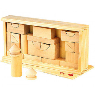 **PRIX CHOC** BO&Icirc;TE DE BLOCS EN BOIS, 27 PI&Egrave;CES (24 pces.)