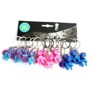 PORTE-CL&Eacute;S LICORNE / UNICORN 3D (12 pcs)