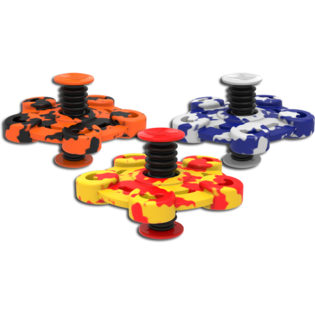 SPRINGING FLIP SPINNER - Avec Imprimé | COULEURS MIX (10 pcs.)