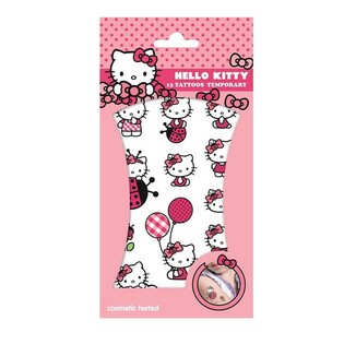Tatouages &Eacute;ph&eacute;m&egrave;res HELLO KITTY - Dim. 20 x 10 cm (10 pcs)