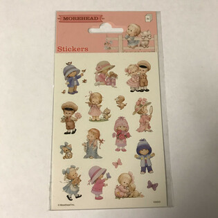PLANCHE DE STICKERS : MOREHEAD &ndash; CHERS ENFANTS, Dim. 16 x 9 cm (10 pcs)