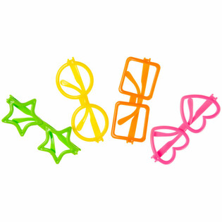 LOT DE LUNETTES DE F&Ecirc;TE MIXTES (4 pcs.)