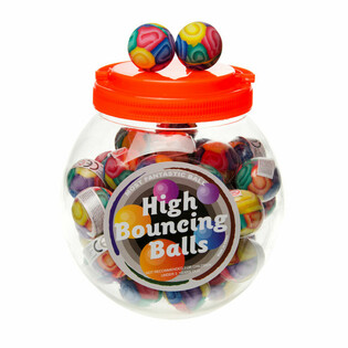 BALLES REBONDISSANTES &Oslash; 3.6 Cm EN POT (48 pcs)