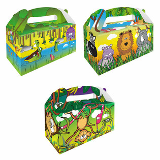 BOÎTE MENU – JUNGLE – 22.5 x 9.5 x 18 cm (12 pcs)