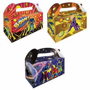 Menubox – Super-héros – 22,5 x 9,5 x 18 cm (12 pcs)