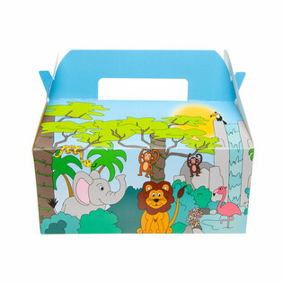 BOÎTE REPAS JUNGLE - 22,5 x 12 x 9,5 cm (24 pcs)