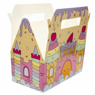 Bo&icirc;te Repas Enfant Ch&acirc;teau de Glace - 22,5 x 12 x 9,5 cm (24 pcs)