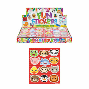AUTOCOLLANTS FUN STICKERS - MOD&Egrave;LE : ANIMAUX (120 pcs)