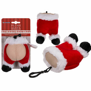Porte-Clés Père Noël en Peluche avec Bruit de Pet (24 pcs) - PRIX CHOC