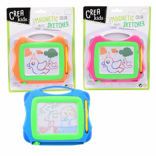 CREA KIDS - ARDOISE MAGIQUE MAGN&Eacute;TIQUE COULEUR (12 pcs.)