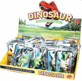 Pr&eacute;sentoir de Figurines de Dinosaures (36 pi&egrave;ces)