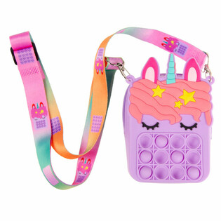 Sac Licorne Pop-It en Pr&eacute;sentoir (24 pcs)
