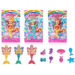 Poup&eacute;e Sir&egrave;ne en sachet cadeau (24 pi&egrave;ces)